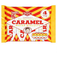 Tunnock's Real Milk Chocolate Caramel Wafer Biscuits 20X4X30G