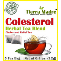 Tierra Madre Colesterol Tea Tradiconal Herbal Support - 10 Pack - 5 tea Bags / 0.2 Ounces (50 tea bags)