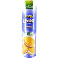 Gullon Mega Dueto Vanilla Cream Sandwich Cookies 17.64OZ/500G