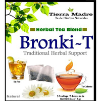 Tierra Madre Bronkit Tea Tradiconal Herbal Support - 10 Pack of 5 tea Bags / 0.2 Ounces