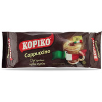 Kopiko Instant 3 in 1 Brown Coffee Mix with Creamer and Sugar 30 Count Per Bag (Kopiko Instant Cappuccino Coffee with Choco Granule 30's)