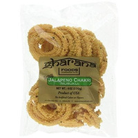 4 Set - Gharana Foods Original Jalapeno Chakri, 6 oz