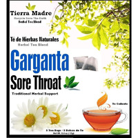 Tierra Madre Garganta Tea Tradiconal Herbal Support - 10 Pack of 5 tea Bags / 0.2 Ounces