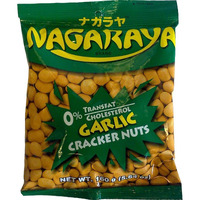 Nagaraya Snack Cracker, Garlic, 7-Ounce (Pack of 8)