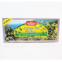 Caribbean Dreams Green Tea & Mint, 24 tea bags