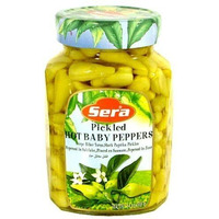 Sera Hot Pickled Baby Peppers  24oz