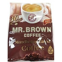 Mr. Brown 3 in 1 Instant Coffee 30 Sachets (Mandheling, 2 Packs)