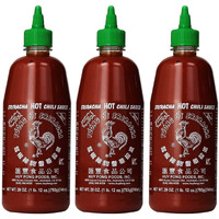 Sriracha Hot Chili Sauce 28oz, pack of 3