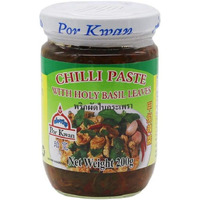 Por Kwan - Chilli Paste with Holy Basil Leaves (Net Wt 7 Oz)