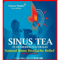 Tierra Madre Sinus Herbal Tea 0.2oz 5 Pack - Each Bag with 5 Tea Bags