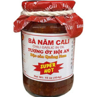 Vietnamese Ba Nam Cali Chili Garlic in Oil Tng t Hi An Hot Sauce Condiments Spicy Quang Nam specialties  16oz - super hot (Pack of 1)