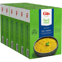 Gits Ready to Eat Dal Tadka, 1800g (Pack of 6 X 300g Each)