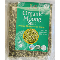 Jiva USDA Organic Split Moong Beans Green 2 Pound