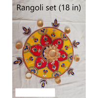 Rangoli with Diya