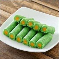 Rajbhog Mohini Roll (Pistachio Roll) - 0.5 Lbs