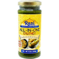 Rani All-in-One Chutney 8.8oz (250g) Glass Jar ~ No Colors | NON-GMO | Vegan | Gluten Friendly | Indian Origin