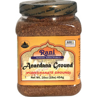 Rani Anardana (Pomegranate) Ground, Indian Spice 16oz (454g) ~ All Natural | No Color | Gluten Friendly | Vegan | NON-GMO | No Salt or fillers