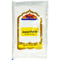 Rani Araroot (Arrowroot) Powder, Starch 14oz (400g) ~ All Natural | Gluten Free Ingredients | No Color | Vegan | NON-GMO
