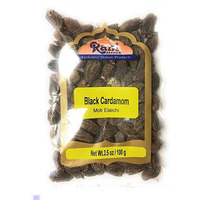 Rani Black Cardamom Pods (Kali Elachi) Whole Indian Spice 3.5oz (100g) ~ Natural | Vegan | Gluten Free Ingredients | NON-GMO | Indian Origin