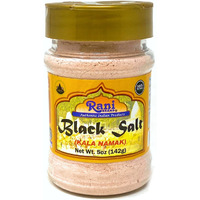Rani Black Salt (Kala Namak) Powder 5oz (142g) Indian, Unrefined, Pure and Natural