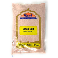 Rani Black Salt (Kala Namak) Powder, Vegan 1 Pound (454g) 16 Ounce Unrefined, Pure and Natural | Gluten Friendly | NON-GMO | Indian Origin