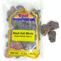 Rani Black Salt Raw Whole (Kala Namak) Vegan 1lb (454g) Unrefined, Pure and Natural | Gluten Friendly | NON-GMO | Indian Origin
