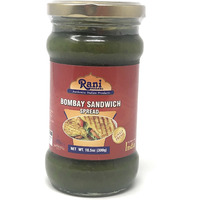 Rani Bombay Sandwich Spread, Mild (Mint & Coriander), Glass Jar, Ready to eat 10.5oz (300g) Vegan ~ Gluten Free | NON-GMO | Indian Origin