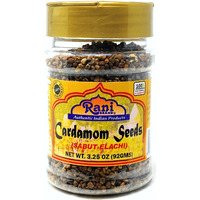 Rani Cardamom (Elachi) Seeds Indian Spice 3.25oz (92g) ~ All Natural | Vegan | Gluten Friendly | NON-GMO | Indian Origin