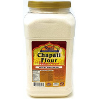 Rani Chapati Flour (100% Pure) 6lbs (96oz) for making roti & Indian breads ~ PET Jar, All Natural | Vegan | No Salt or Colors | NON-GMO | Indian Origin