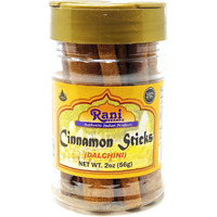 Rani Cinnamon Sticks 2oz (56g) ~ 6-8 Sticks 3 Inches in Length Cassia Ceylon Round ~ All Natural | Vegan | No Colors | Gluten Friendly | NON-GMO