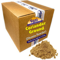 Rani Coriander Ground Powder (Indian Dhania) Spice 25-Pound (400 Ounce) 11.36kg ~ Bulk Box ~ All Natural, Salt-Free | Vegan | No Colors | Gluten Friendly | NON-GMO | Indian Origin