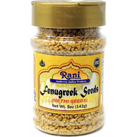 Rani Fenugreek (Methi) Seeds Whole 5oz (141g) PET Jar, Trigonella foenum graecum ~ All Natural | Vegan | Gluten Friendly | Non-GMO | Indian Origin, used in cooking & Ayurvedic spice