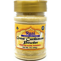Rani Green Cardamom Pods Powder (Hari Elachi) 3oz (85gms) ~ Natural | Vegan | Gluten Friendly | NON-GMO