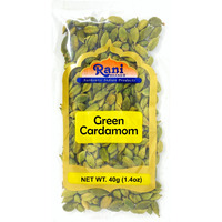 Rani Green Cardamom Pods Spice (Hari Elachi) 1.4oz (40g) ~ Natural | Vegan | Gluten Friendly | NON-GMO