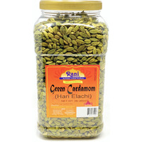Rani Green Cardamom Pods Spice (Hari Elachi) 48oz (3lbs) PET Jar ~ Natural | Vegan | Gluten Friendly | NON-GMO