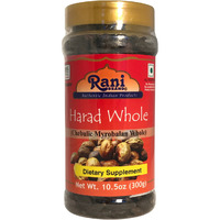 Rani Harad Whole (Chebulic Myrobalan) 10.5oz (300g) ~ All Natural | Vegan | Non-GMO | Indian Origin | Dietary Supplement
