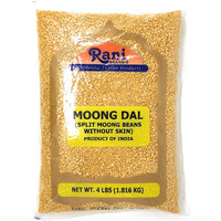 Rani Moong Dal (Split Mung Beans without skin) Lentils Indian 4lbs (64oz) ~ Natural | NON-GMO | Vegan