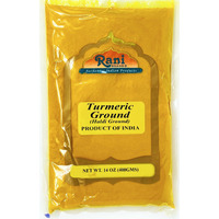 Rani Natural Turmeric (Haldi) Root Powder Spice, (High Curcumin Content) 14oz (400gm) ~ 100% Pure, Salt Free | Vegan | Gluten Free Ingredients | NON-GMO | Indian Origin???
