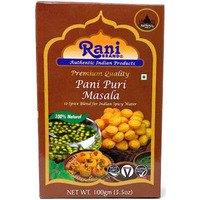 Rani Pani Puri Masala (14-Spice Blend for Indian Spicy Water) 3.5oz (100g) ~ All Natural | Vegan | No Colors | Gluten Friendly | NON-GMO | Indian Origin, gol gappa