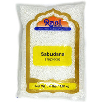 Rani Sabudana (Tapioca / Sago) Pearls 4lbs (64oz) Bulk ~ All Natural | Vegan | No Colors | NON-GMO | Indian Origin