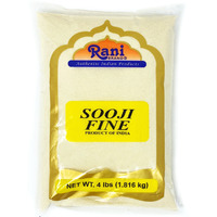 Rani Sooji Fine (Farina,Suji,Rava) Flour 4lbs (64oz) ~ All Natural | Vegan | NON-GMO | Indian Origin