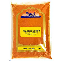 Rani Tandoori Masala (Natural, No Colors Added) Indian 11-Spice Blend 80oz (5lbs) 2.27kg Bulk ~ Salt Free | Vegan | Gluten Friendly | NON-GMO