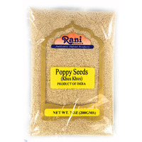Rani White Poppy Seeds Whole (Khus Khus) Spice 7oz (200g) ~ Natural | Vegan | Gluten Free Ingredients | Non-GMO | Indian Origin