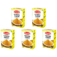 Pack of 5 - Aachi Turmeric Powder - 200 Gm (7 Oz)