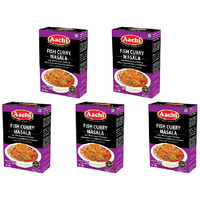 Pack of 5 - Aachi Fish Curry Masala - 200 Gm (7 Oz)