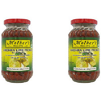 Pack of 2 - Mother's Recipe Andhra Lime Pickle In Lime Juice - 400 Gm (14.1 Oz)