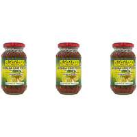 Pack of 3 - Mother's Recipe Andhra Lime Pickle In Lime Juice - 400 Gm (14.1 Oz)