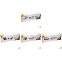 Pack of 4 - Patanjali Dant Kanti Natural Toothpaste - 200 Gm (7 Oz)