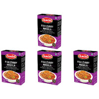 Pack of 4 - Aachi Fish Curry Masala - 200 Gm (7 Oz)