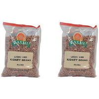 Pack of 2 - Laxmi Rajma Red Kidney Beans Light - 4 Lb (1.81 Kg)